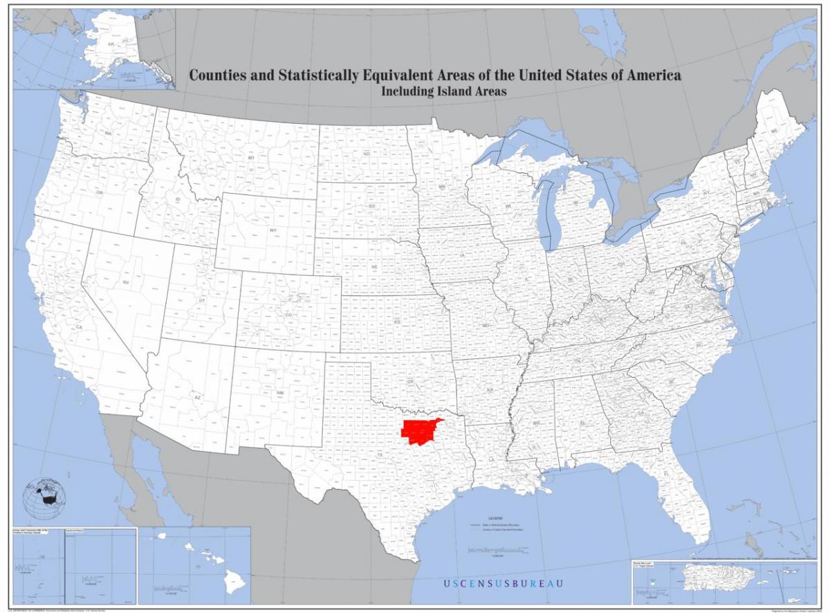 Dallas在美国地图